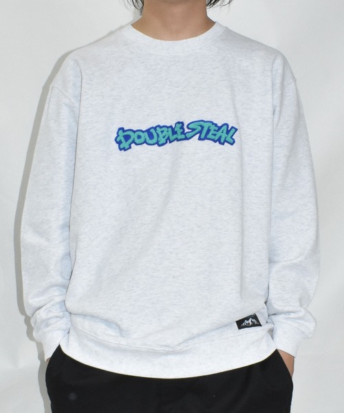 DOUBLE STEAL（ダブルスティール） トレーナー スウェット サガラ刺繍