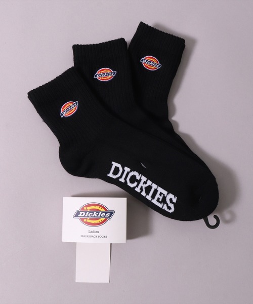 靴下 メンズ (GA)「Dickies」「3足セット」ブランドロゴマーク クォーターソックス｜zozo｜05