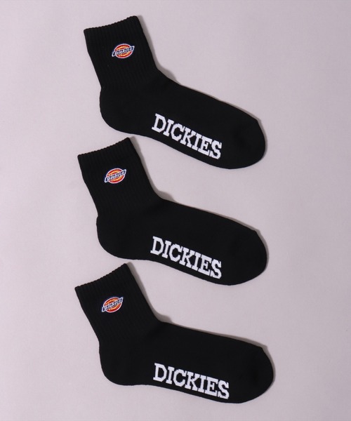 靴下 メンズ (GA)「Dickies」「3足セット」ブランドロゴマーク クォーターソックス｜zozo｜07