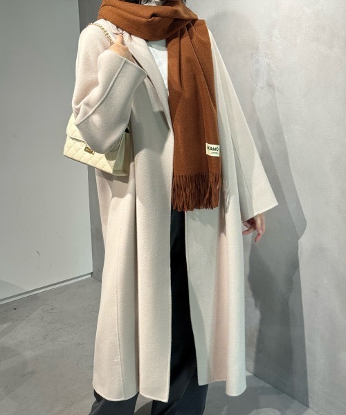 ジャーナルスタンダード☆カシミヤ大判マフラー☆ベージュ カシミヤマフラー（マフラー）｜JOURNAL STANDARD（ジャーナル