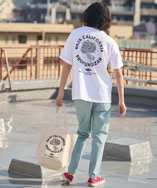M!LKじゃん！シルエットプリントＴシャツ　オフホワイト CAMBIO（カンビオ） tシャツ mt8933- ビッグシルエットプリントTシャツ