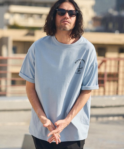 M!LKじゃん！シルエットプリントＴシャツ　オフホワイト CAMBIO（カンビオ） tシャツ mt8933- ビッグシルエットプリントTシャツ