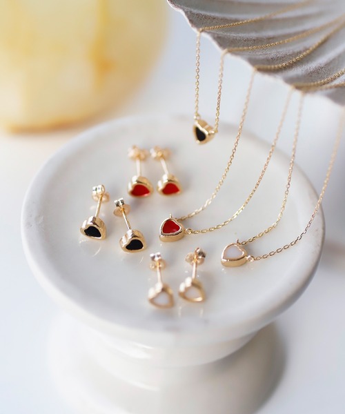 SIENA ROSE ピアス クラシカルハートピアス レディース