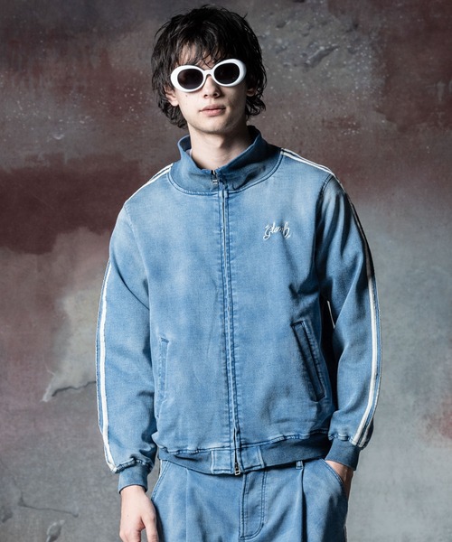 glamb（グラム） ジャージ Knit Denim Jersey / ニットデニムジャージ