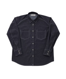 OUR WACOAL ブラウス シャツ デニムシャツ 長袖 レディース : ZOZOTOWN