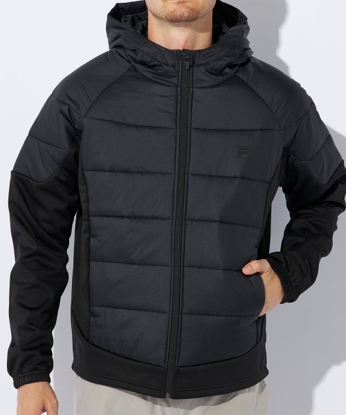 FILA（フィラ） コート ジャケット 中綿切替え 蓄熱アルミジャケット