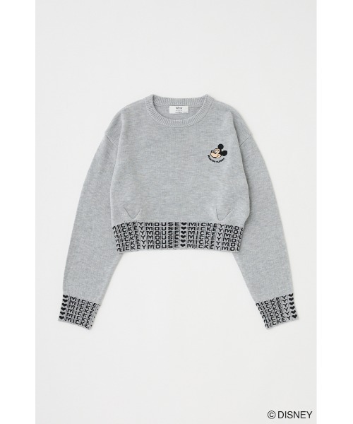 Disney SERIES CREATED by MOUSSY ニット MD JACQUARD SWEATER 