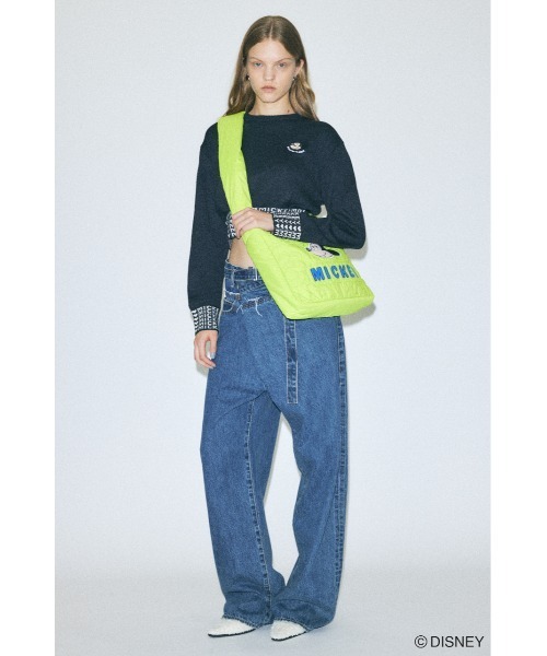 Disney SERIES CREATED by MOUSSY ニット セーター MD JACQUARD