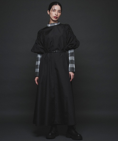 ワンピース 「SINN」ショルダーギャザーワンピース レディース ワンピース 「SINN」ショルダーギャザーワンピース レディース