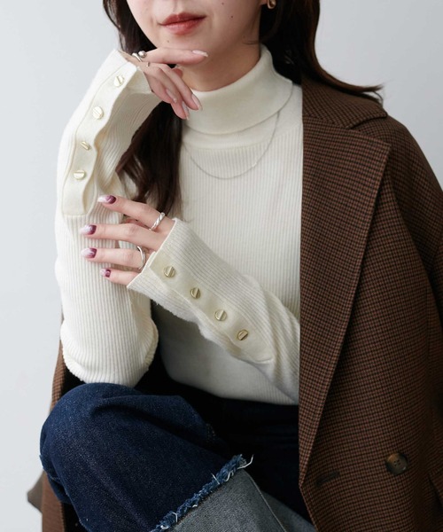 Discoat（ディスコート） ニット セーター 「新色追加!」リブ袖口