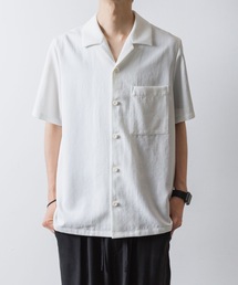 シャツ PE/CO/LI ツイル オープンカラー S/Sシャツ / PE/CO/LI TWILL OPEN COLLAR S/S SHIRT メンズ｜ZOZOTOWN Yahoo!店