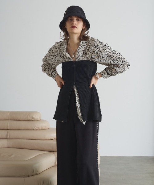 Muel Chic（ミュエルシック） ワイドパンツ スラックス パンツ Adeline