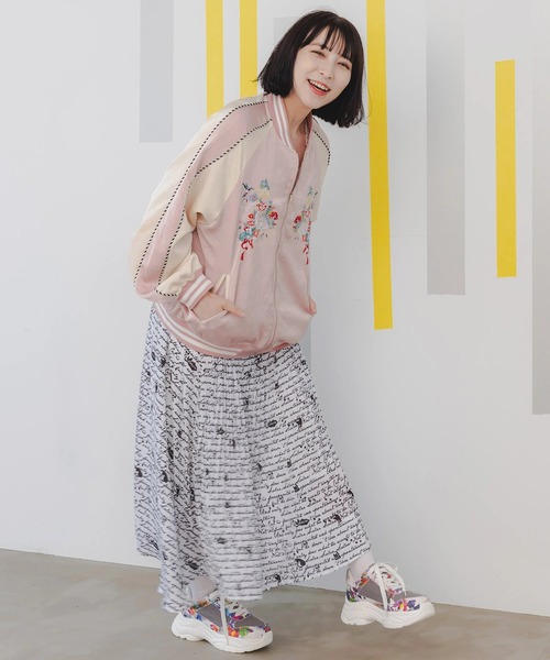 美品　スカラー スカートっぽいパンツ ScoLar イズスカラー / チェック柄×プリーツ 巻きスカート風パンツ