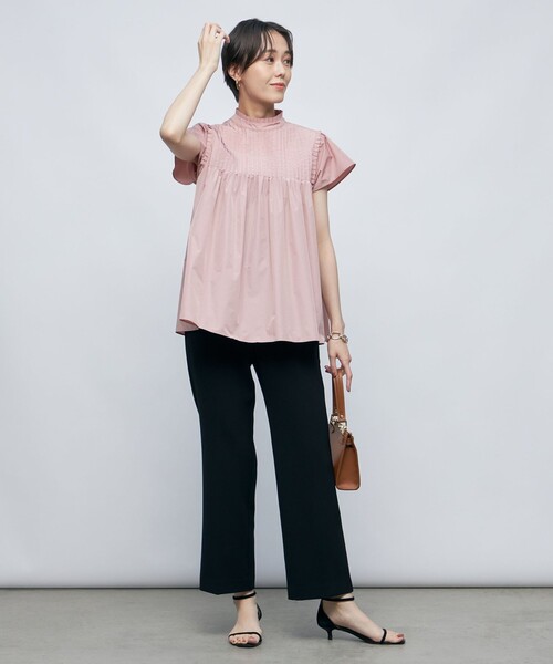 NOLLEY'S Sophi 「NOLLEY'S Sophi」 半袖ブラウス 38 サーモン