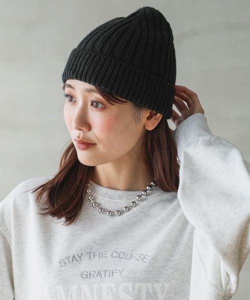 GLOBAL WORK（グローバルワーク） ニット帽 ニットキャップ 抗菌防臭