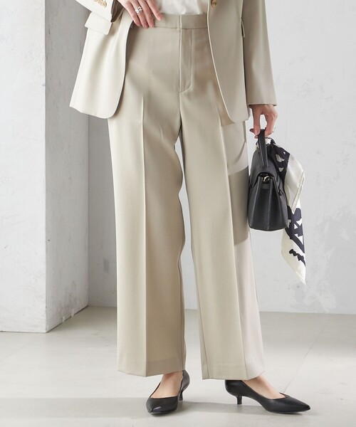 SHIPS スラックス パンツ タキシード クロス ストレート