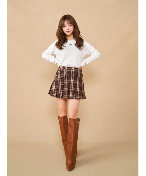 Darich（ダーリッチ） tシャツ イニシャルロングTシャツ レディース