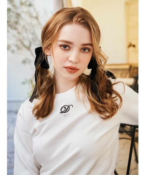 Darich（ダーリッチ） tシャツ イニシャルロングTシャツ レディース
