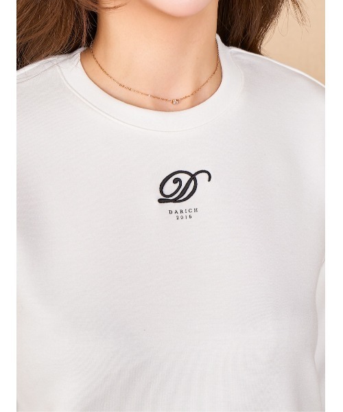 Darich（ダーリッチ） tシャツ イニシャルロングTシャツ レディース