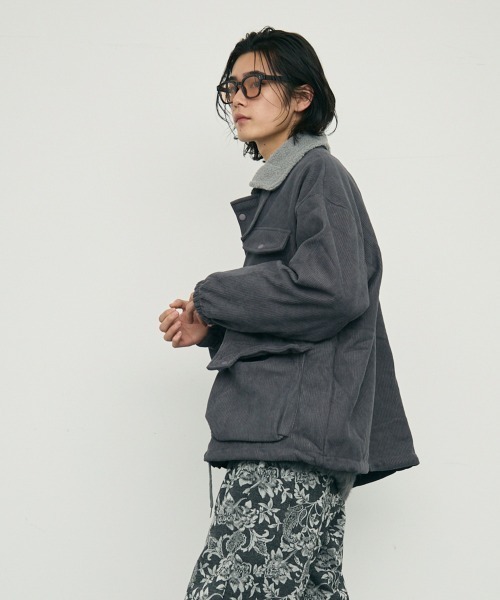 ジャケット・アウター big collar boa duffle coat Amiur Amiur（エミレ）の「big collar boa duffle coat（ダッフル