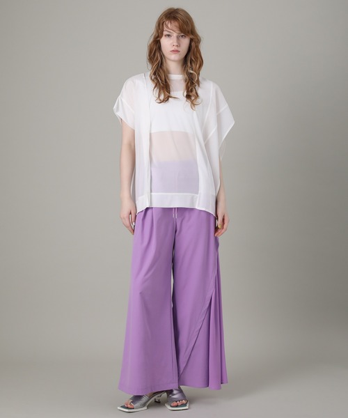 パンツ ALARE AULA AILA（アウラ アイラ） パンツ アシンメトリーカラーパンツ