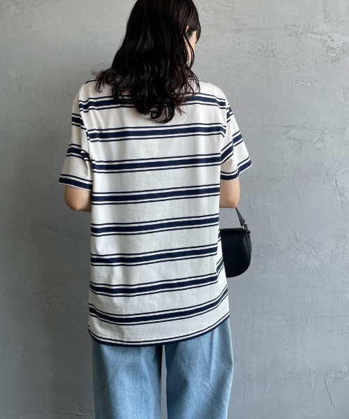 tシャツ 「FRED PERRY/フレッドペリー」 ファインストライプ ワンポイントロゴ刺繍Tシャツ レディース メンズ FRED PERRY tシャツ 「FRED PERRY/フレッドペリー」 ファイン