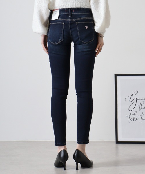 新品GUESS スーパースキニーデニム、スリムテパードパンツ2点