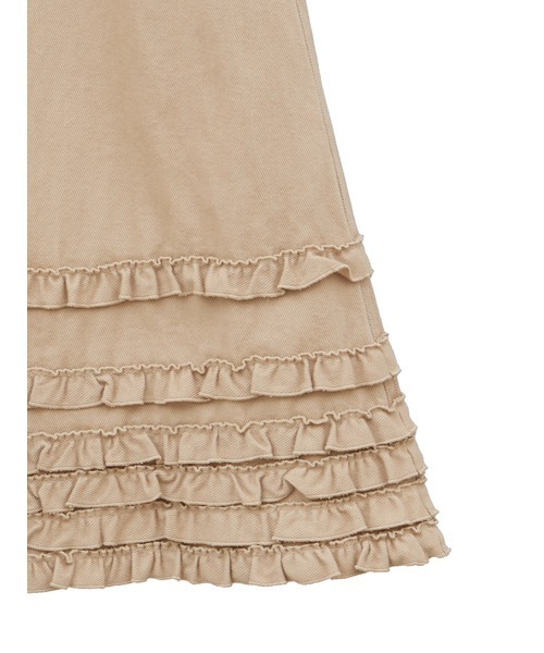 PINK HOUSE（ピンクハウス） スカート フリル使い起毛スカート