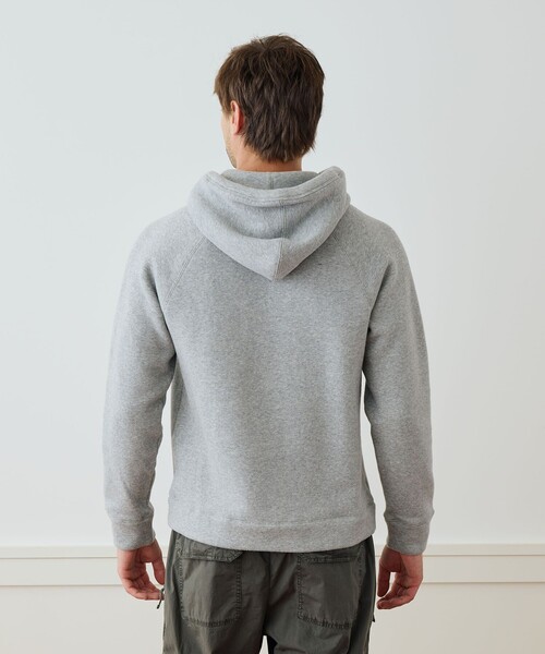 【美品】JAMES PERSE パーカー　色:グレージュ 正規通販】JAMES PERSE メンズパーカー MXI2130 HGYジェームスパース