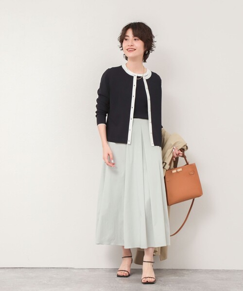 NOLLEY'S Sophi スカート タフタタックフレアスカート