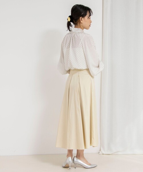 【新品】NOLLEY'S ノーリーズ ソフィー　タッサータックフレアスカート NOLLEY'S Sophi スカート タフタタックフレアスカート