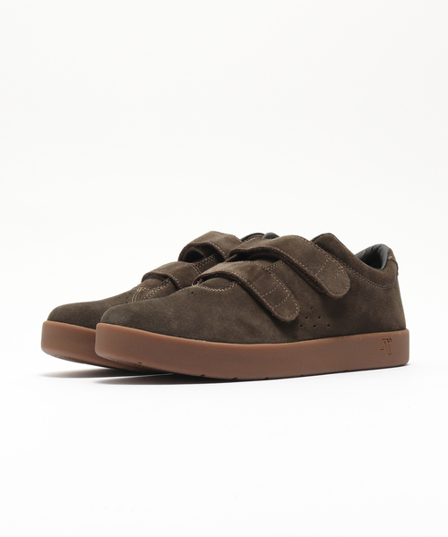 現品のみ　ARETH I velcro サイズ27.0 AREth アース｜I velcro (ブラックレザー)(アイ ベルクロ