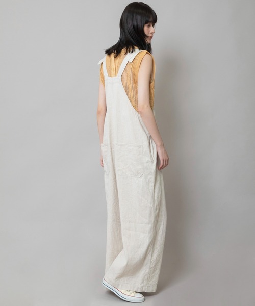 mumitamumio。 ベージュ コットンリネン混合 サロペット mumitamumio様専用。 ベージュ コットンリネン混合 サロペット