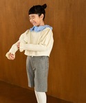 ハーフパンツ パンツ 短パン メランジツイルハ...の詳細画像4