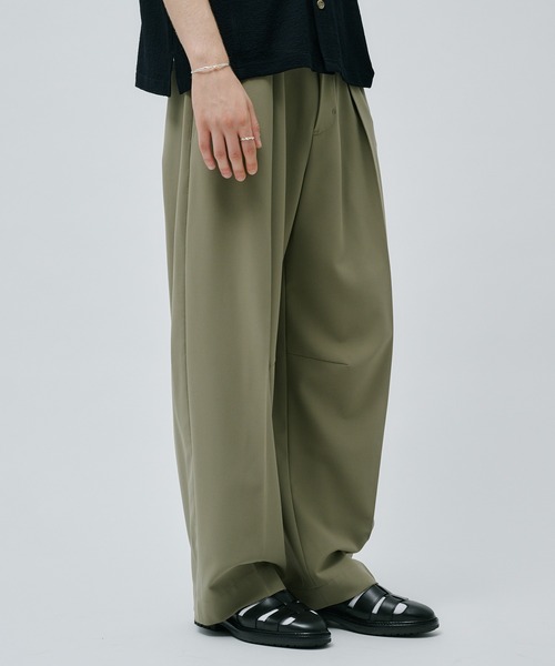 PUBLIC TOKYO スラックス TRIXIONウーリーバレルスラックス