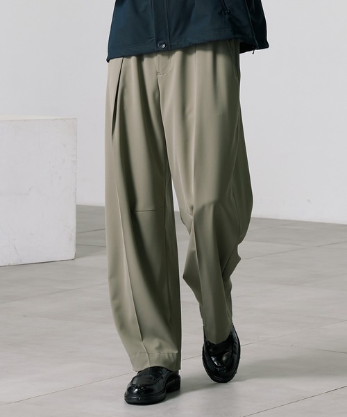 PUBLIC TOKYO スラックス TRIXIONウーリーバレルスラックス
