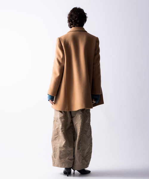 「NOISE MAKER」 ピーコート 38 チャコールグレー レディース_画像5