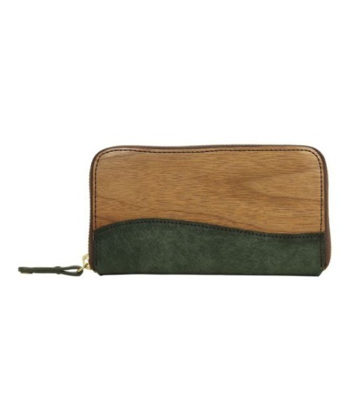 たな VARCO REAL WOOD(ヴァーコリアルウッド) 日本製の財布 楽天市場】VARCO REAL WOOD ラウンドジップウォレット 長財布