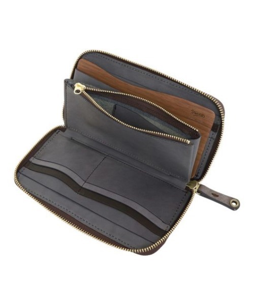 たな VARCO REAL WOOD(ヴァーコリアルウッド) 日本製の財布 楽天市場】VARCO REAL WOOD ラウンドジップウォレット 長財布