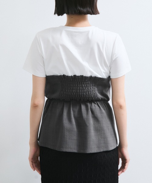 VIS tシャツ 「新色追加」「美easy」ねじりリボンTシャツ