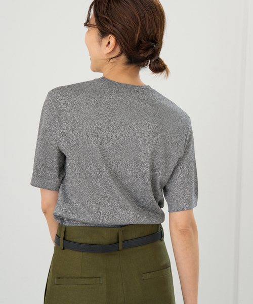 IENA（イエナ） ニット セーター LEVITAハーフスリーブプルオーバー