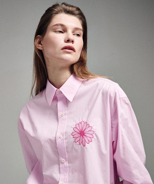 マルディメクルディOXFORD SHIRT シャツ　ブラウス Mardi Mercredi（マルディメクルディ） ブラウス シャツ COTTON SHIRT