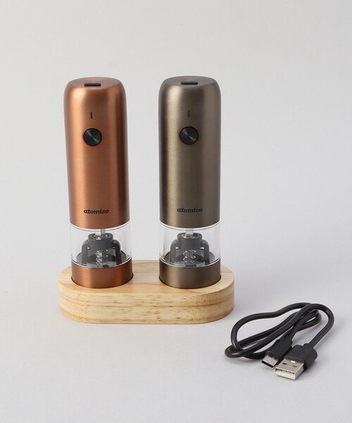 キッチン ソルト＆ペッパー電動ミル 充電式 「atomico アトミコ」 212 KITCHEN STORE キッチン ソルト＆ペッパー電動ミル 充電式