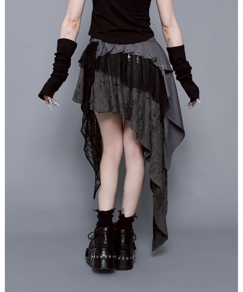 REFLEM（レフレム） スカート 「REFLEM/レフレム」アシメレイヤード