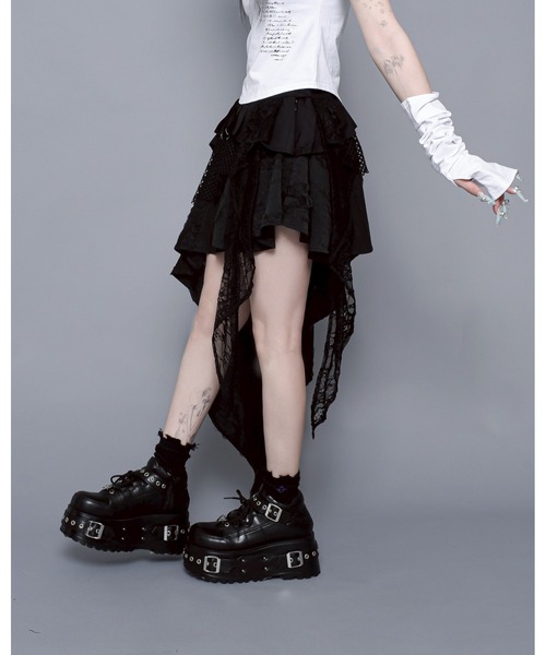 REFLEM（レフレム） スカート 「REFLEM/レフレム」アシメレイヤード