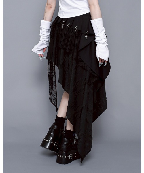 REFLEM（レフレム） スカート 「REFLEM/レフレム」アシメレイヤード