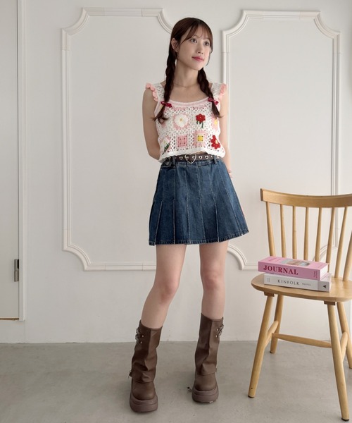 【美品】P イレギュラーフリル ベスト UNITED ARROWS（ユナイテッドアローズ）の「P イレギュラーフリル