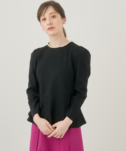 アナイ　ニット ANAYI 「ANAYI」 長袖ニット 38 ブルー レディース : ZOZOTOWN