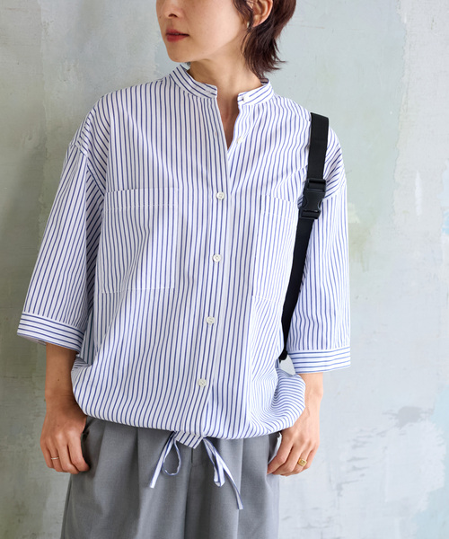 JOURNAL STANDARD relume ブラウス シャツ 「追加」ストライプ