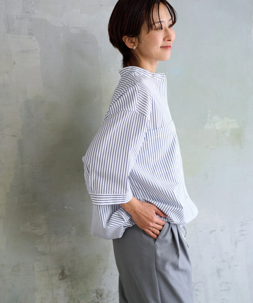 JOURNAL STANDARD relume ブラウス シャツ 「追加」ストライプ